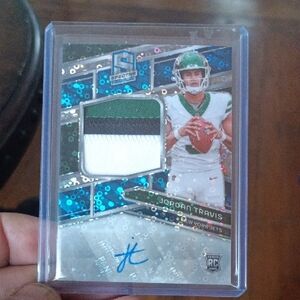 Jordan Travis Rookie/50 Trading Card with Jersey Patch #205